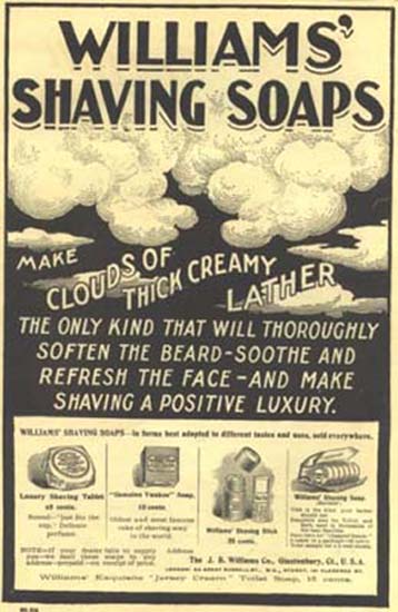 shave soap ad